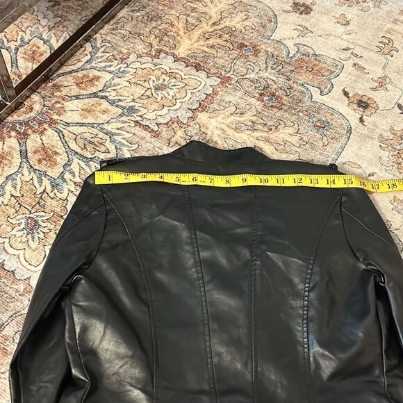 Steve madden faux leather motorcycle Fringe jacket - Picture 12 of 12